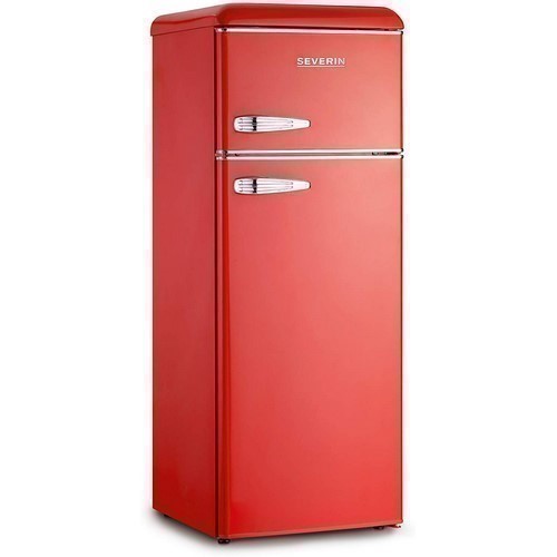 FRIGORIFICO SEVERIN KS 9955 RETRO ROJO 148X56X63
